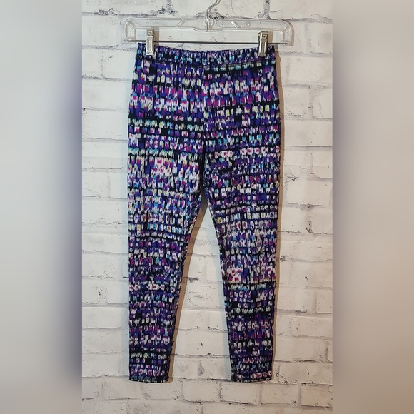 L.L. Bean Other - L.L. Bean Girls Multicolor Athletic Leggings Size 10 Pull On Full Length